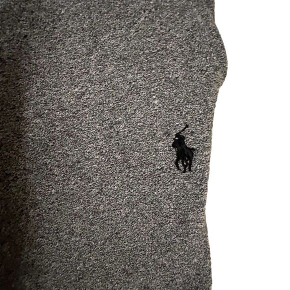 Polo Ralph Lauren ~ Grey Melange Sweatpants ~ drawstring waist and hem ~ sz XL - Picture 5 of 13